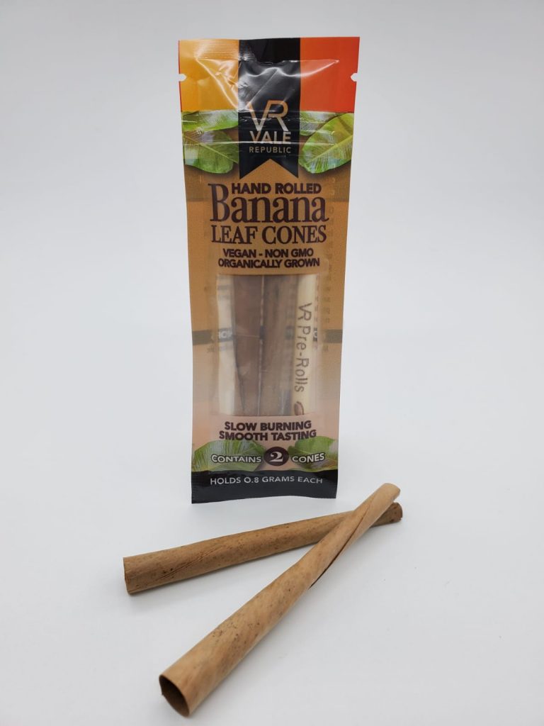 natural banana leaf cone package